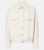 Monili beaded cotton and linen jacket