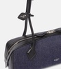 Le Teckel Medium denim shoulder bag