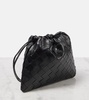 Small Intrecciato leather pouch