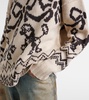 Wool-blend jacquard sweater