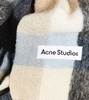 Checked alpaca and wool-blend scarf