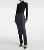 Denim skirt pants