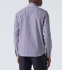 Striped cotton poplin shirt