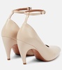 Shark leather pumps