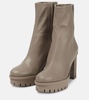 Francoise leather ankle boots