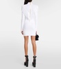 Fringed knit minidress 