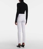 Mari high-rise cropped flared jeans