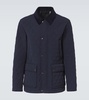 Corduroy-trimmed field jacket