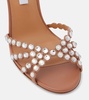 Tequila embellished leather sandals