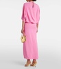 Gathered maxi dress