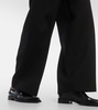High-rise virgin wool pants