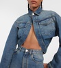 Cropped denim jacket