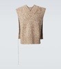 Wool and cotton vest