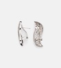 Celeste Small 18kt white gold earrings with diamonds