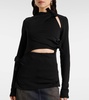 Cutout jersey top