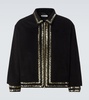 Sequined cotton corduroy jacket