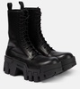 Women's Bulldozer Lace-up Boot in Black
