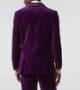 Showcase cotton velvet suit jacket