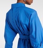 Cotton poplin shirt dress