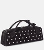 Le Teckel studded suede tote bag