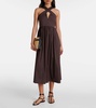 Stelvio cotton-blend midi dress