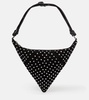 Cameron embellished suede shoulder bag
