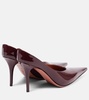 Anok 90 patent leather mules