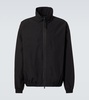 Logo technical cotton-blend jacket