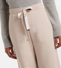 Bali cotton-blend jersey wide-leg pants