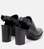 Clos leather slingback pumps