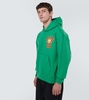 Printed cotton hoodie