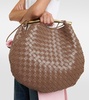 Sardine Intrecciato Large leather tote bag