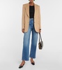 High-rise boyfriend jeans