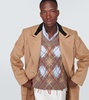 Wool and camel hair overcoat