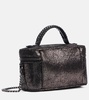 Falabella Mini metallic faux leather tote bag