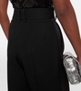 High-rise wool wide-leg pants