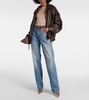 Talk To Me 105 metallic leather pumps 