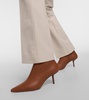Leather ankle boots