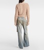 Faux fur cardigan