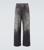 2023M distressed wide-leg jeans