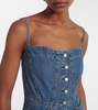 Seville denim maxi dress