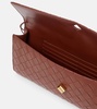 Andiamo Knot Intrecciato leather clutch