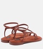 Edna suede thong sandals