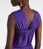 Walter pleated jersey maxi dress