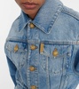 Cropped denim jacket