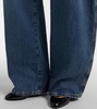 Round denim jumpsuit