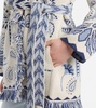 Wild Wonder Foulard wool and cotton cardigan