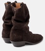 Tabi suede cowboy boots