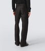 Cotton straight pants
