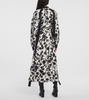 Udente floral cotton maxi skirt